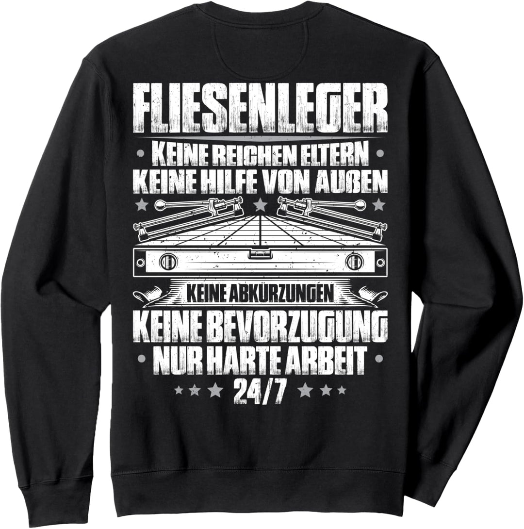 Harte Arbeit Fliesenleger Sweatshirt