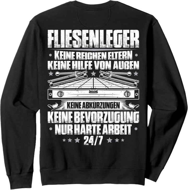 Harte Arbeit Fliesenleger Sweatshirt