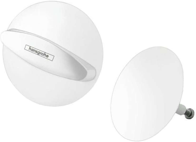 hansgrohe Flexaplus Wanneneinlauf Fertigset, Mattweiss, Mattweiss
