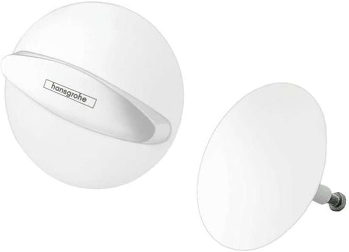 hansgrohe Flexaplus Wanneneinlauf Fertigset, Mattweiss, Mattweiss