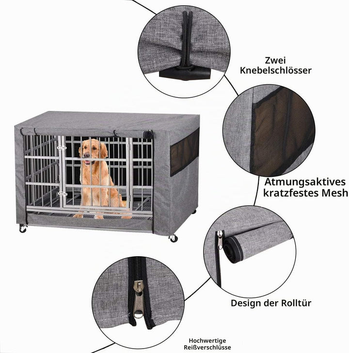 chengsan Hundekäfigabdeckung, Hundekaefig Abdeckung, Hundebox Abdeckung, langlebig, Winddicht, Abdec