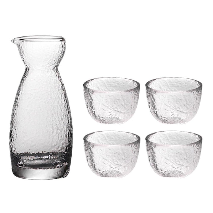 YARNOW 1 Satz Gehämmerter Sake-Becher Reiswein Zum Kochen Sake Set Sake Serving Set Sake Servierset