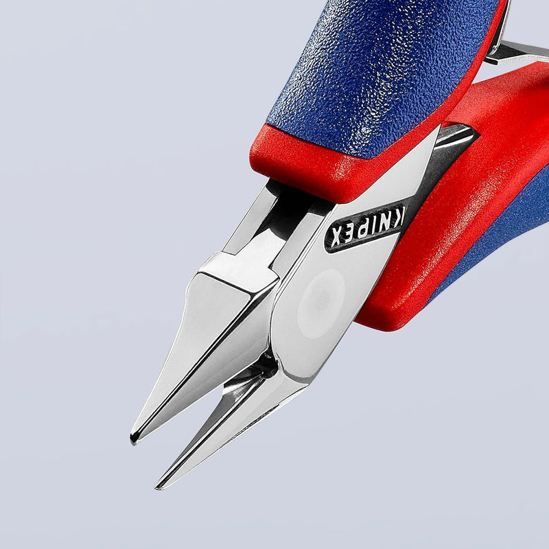 Knipex Elektronik-Seitenschneider mit Mehrkomponenten-Hüllen 115 mm 77 52 115 spitzer,ausgekehlter K