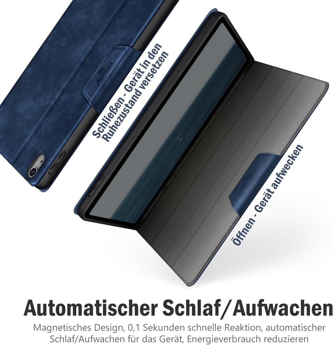 Antbox Hülle für iPad 10 Generation 2022 10,9 Zoll mit stifthalter Apple Pencil Halter Auto Schlaf/W