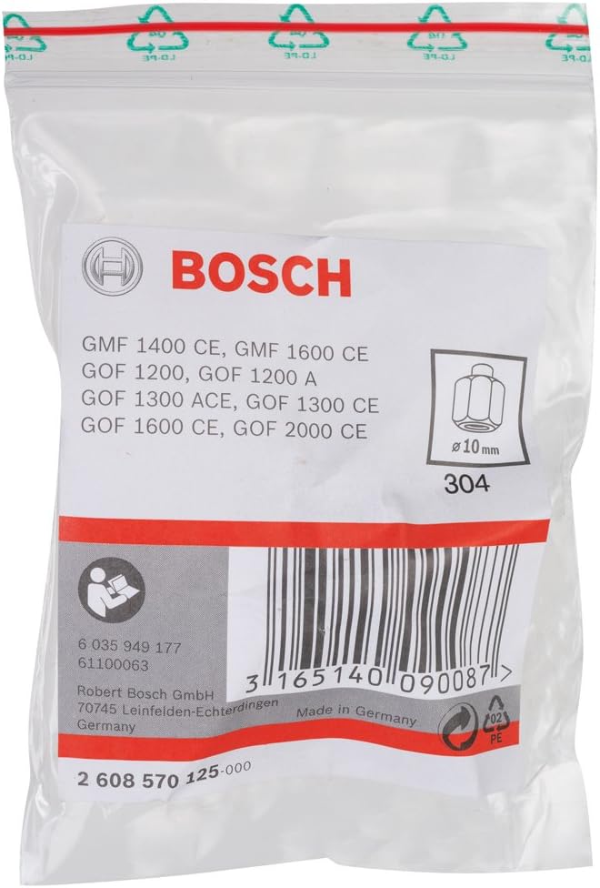 Bosch Professional Zubehör 2608570125 Spannzange 10 mm, 24 mm, 10 mm, 24 mm