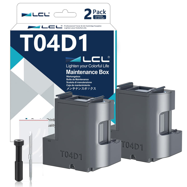 T04D1 T04D100 Wartungsbox Kompatibel für Epson ET-4750 ET-4850 ET-3750 ET-15000 ET-3700 ET-4856 ET-5