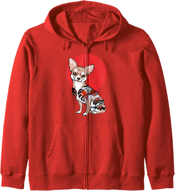 Yakuza Chihuahua Kapuzenjacke