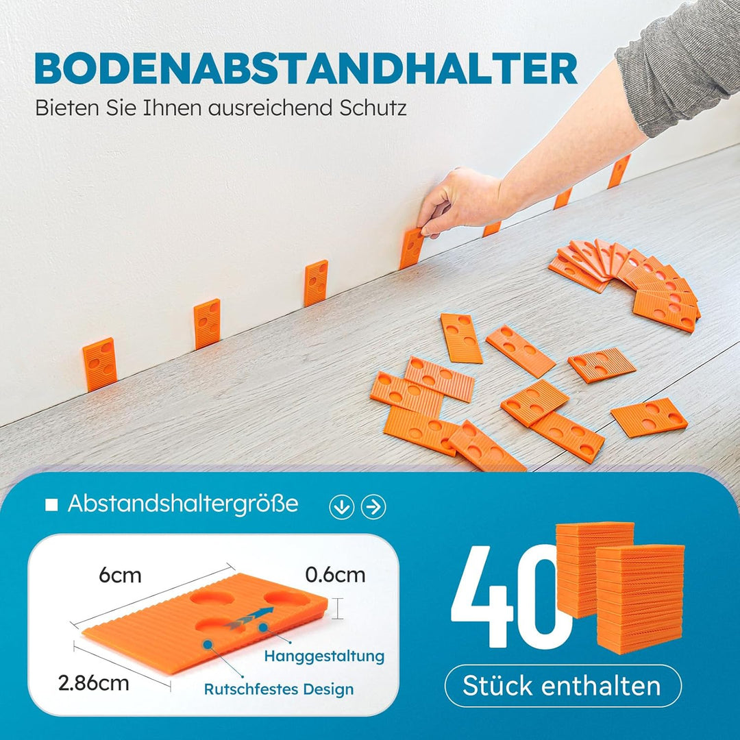 Laminierte/Vinyl-Bodenplattenwerkzeuge, Vinylholzböden mit NAACOO Knochenblöcke - zweiseitig mit Nis