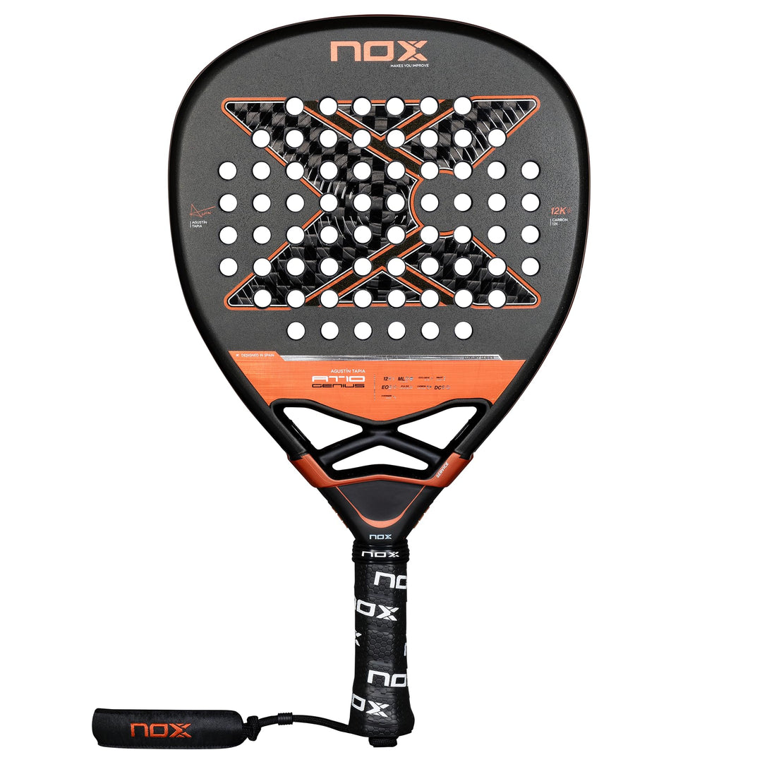 Nox At10 Genius Attack 12k by Agustin Tapia Padel Racket 360-375 gr