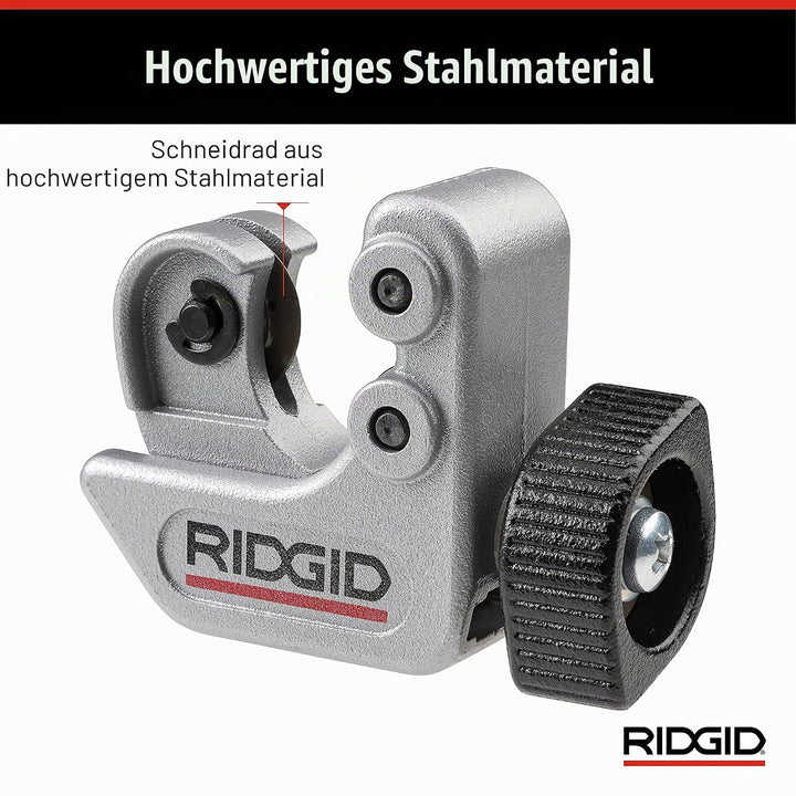 RIDGID 40617 Modell 101 Mini-Rohrabschneider für beengte Arbeitsbereiche, Rohrabschneider von 6 mm b