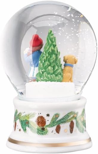 Hutschenreuther Weihnachten Sammelkollektion 2025 Schneekugel Weihnachtsspiele Höhe 12 cm; Jahresart