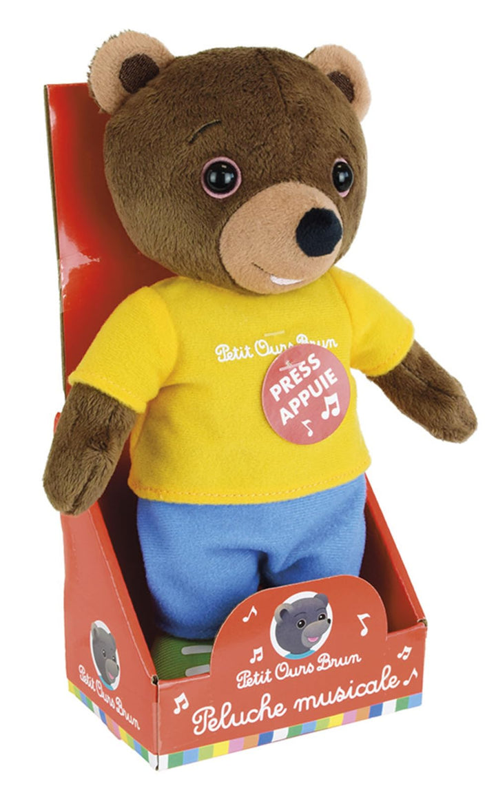 Jemini 023799 Kleiner Bär, braun, Plüsch, Musik, 20 cm
