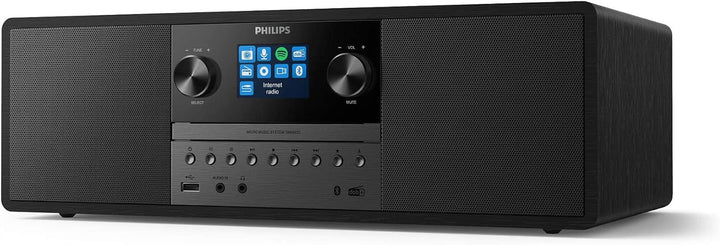 Philips M6805/10 Mini Stereoanlage mit CD und Bluetooth (Internet Radio DAB+/UKW, USB, Spotify Conne