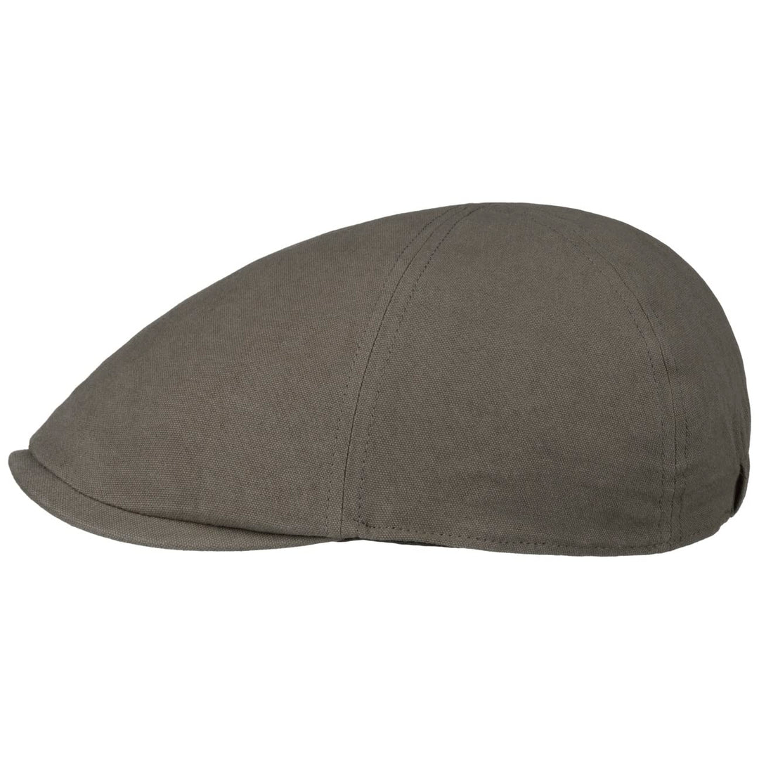 Lipodo Washed Cotton Flatcap Schirmmütze Schiebermütze Baumwollcap Herren - mit Schirm Frühling-Somm