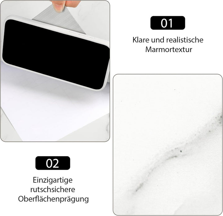 Irisroom Vinylboden Selbstklebend PVC Bodenbelag Selbstklebend Vinyl-Fliesen, Klebefliesen Boden Wei