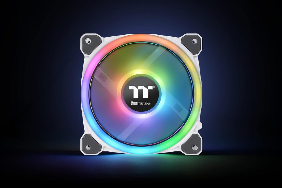 Thermaltake Riing Trio 12 RGB Radiator Fan White 3 Pack