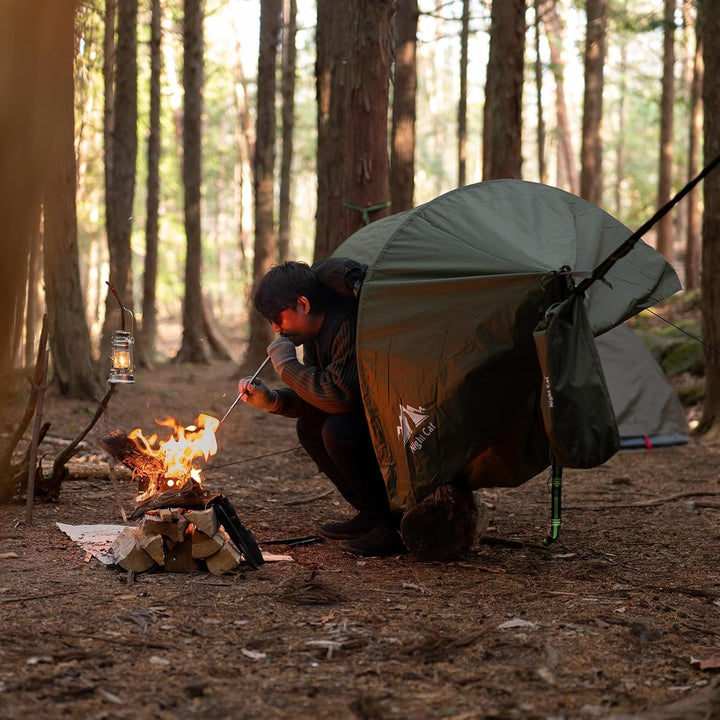 Night Cat Hängematte Zelt mit Moskitonetz wasserdichte Regenfliege Für 1 Person Wandern Camping im G