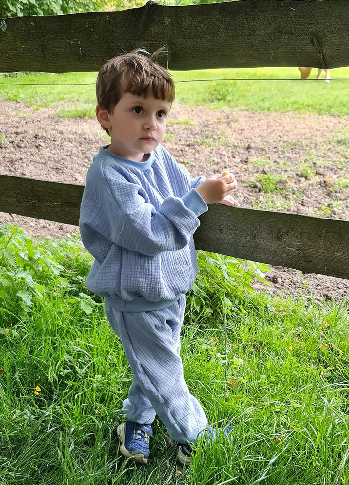 Anna Karinna Kids Musselin Langarmshirt Baby Langarm Pullover Kinder Babykleidung Mädchen und Jungen