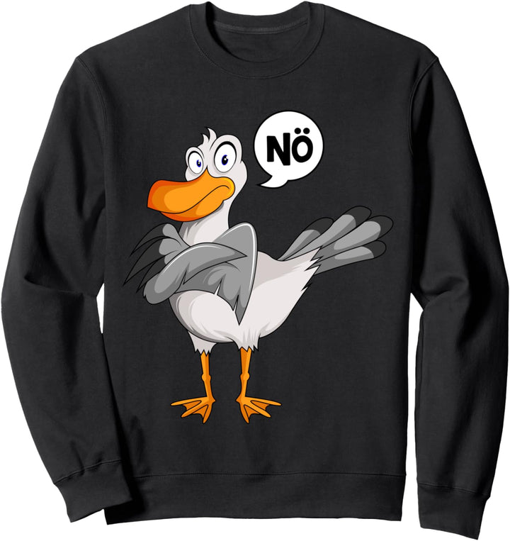 Möwe Nö Kinder Jungen Mädchen Damen Möwen Sweatshirt