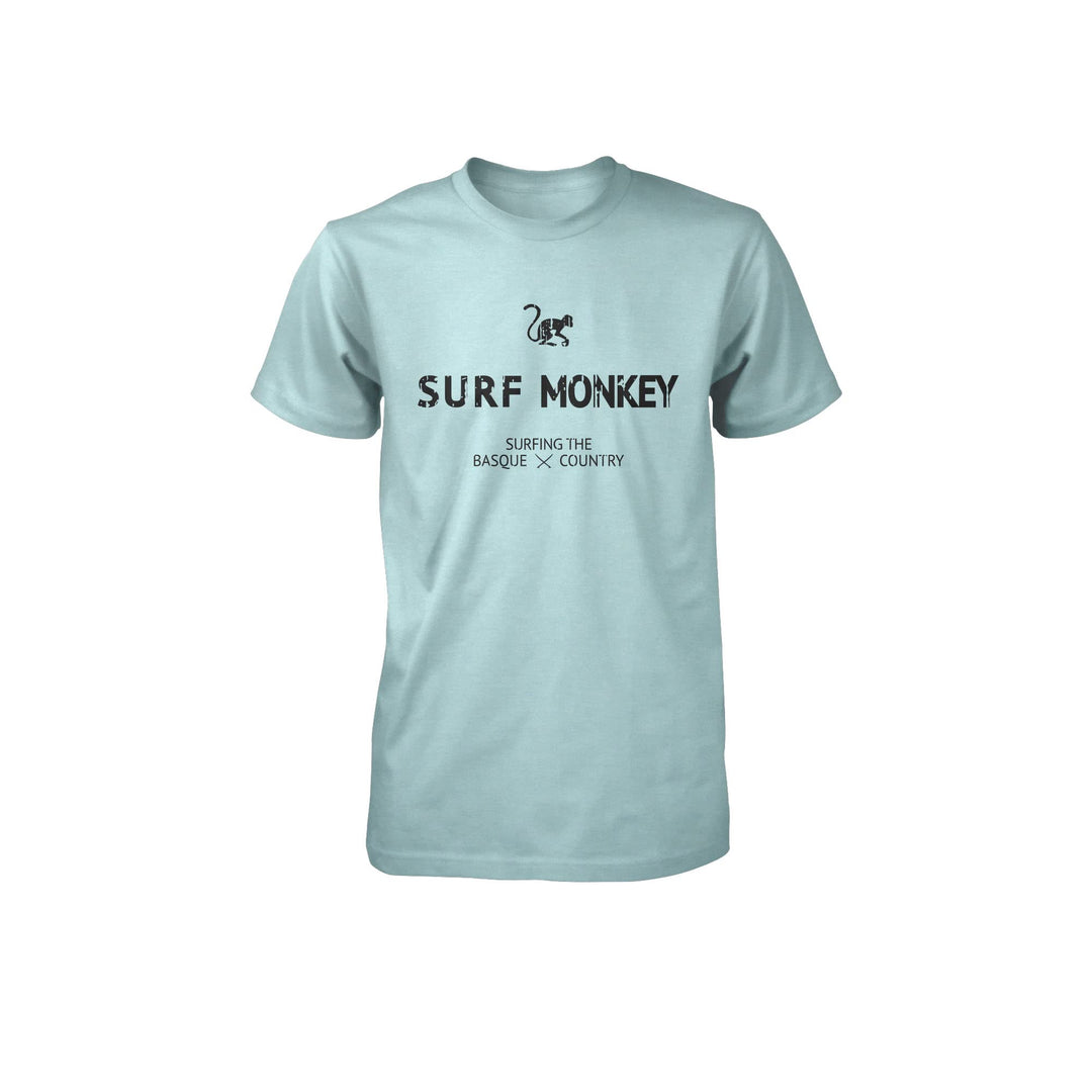 SURF MONKEY Bio-Baumwoll-T-Shirt, Zitronengelb S Himmel, S Himmel
