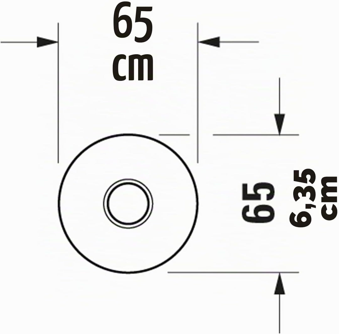 Duravit UV0670025046 Universal Duscharm, Duscharmatur Deckenbefestigung, Brausearm 200 mm, Duschbrau