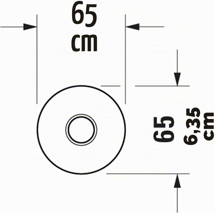 Duravit UV0670025046 Universal Duscharm, Duscharmatur Deckenbefestigung, Brausearm 200 mm, Duschbrau