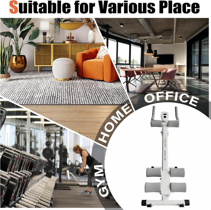 TechFit Multifunktions-Bank Total Trainer – Revolutionäre Bauchbank, faltbar, ideal für Bauchmuskeln