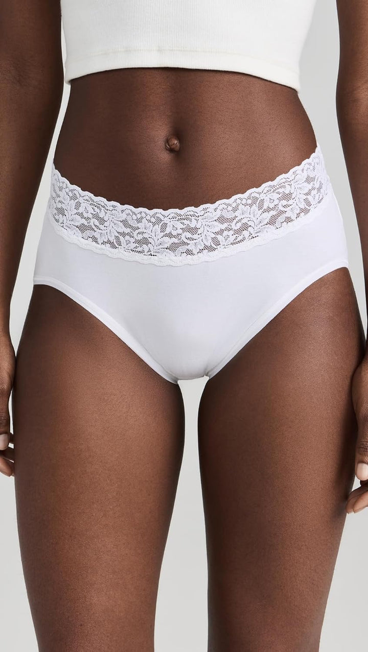 Organic Cotton Brief, White, Size S