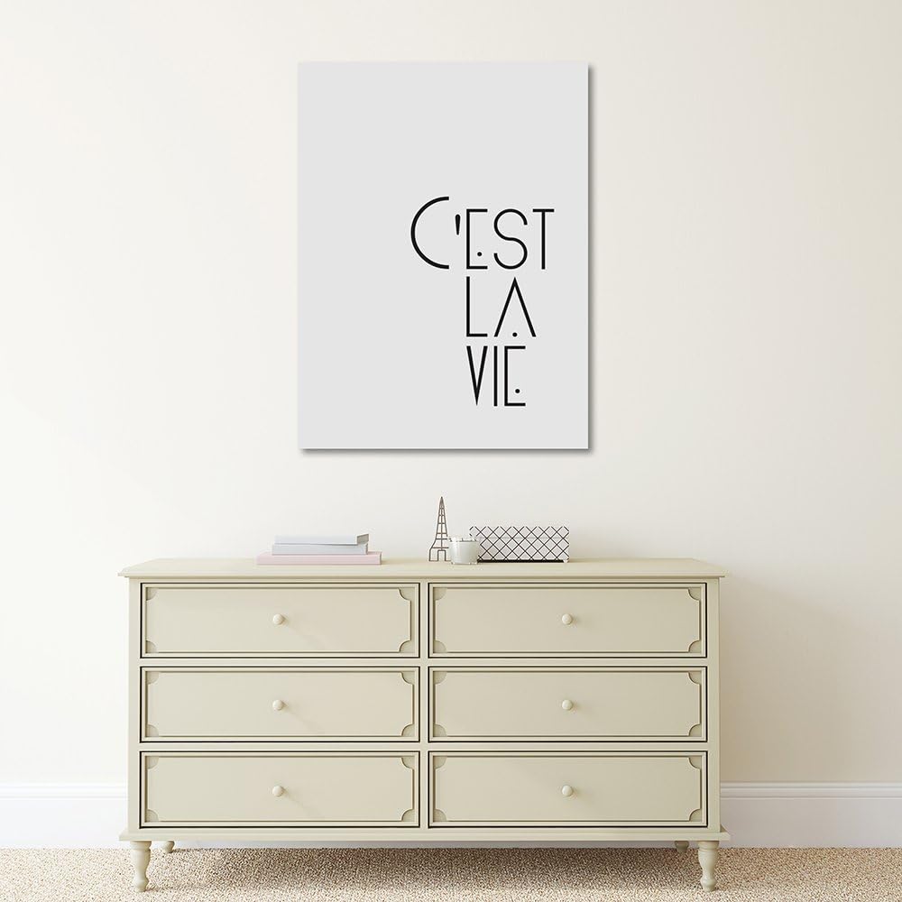 Feeby Frames, Leinwandbild, Bilder, Wand Bild, Wandbilder, Kunstdruck 70x100cm, BESCHRIFTUNGEN, C'ES