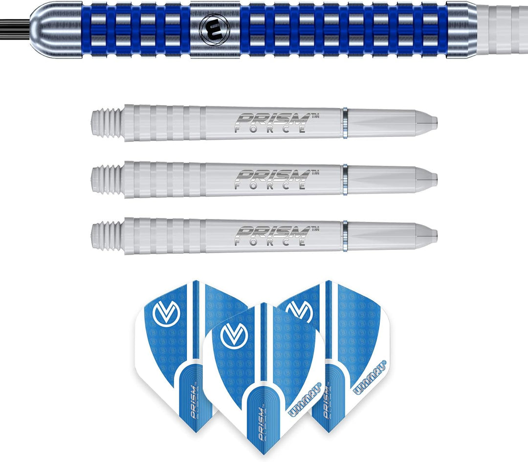WINMAU Vincent Van Der Voort 25g Profi Wolfram Steeltip Dartpfeile Set mit Flights und Schäfte