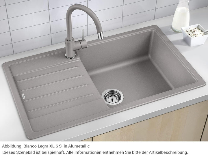 BLANCO LEGRA XL 6 S | SILGRANIT cafe | Einbauart: Einbau von Oben | reversibel | ohne Ablauffernbedi