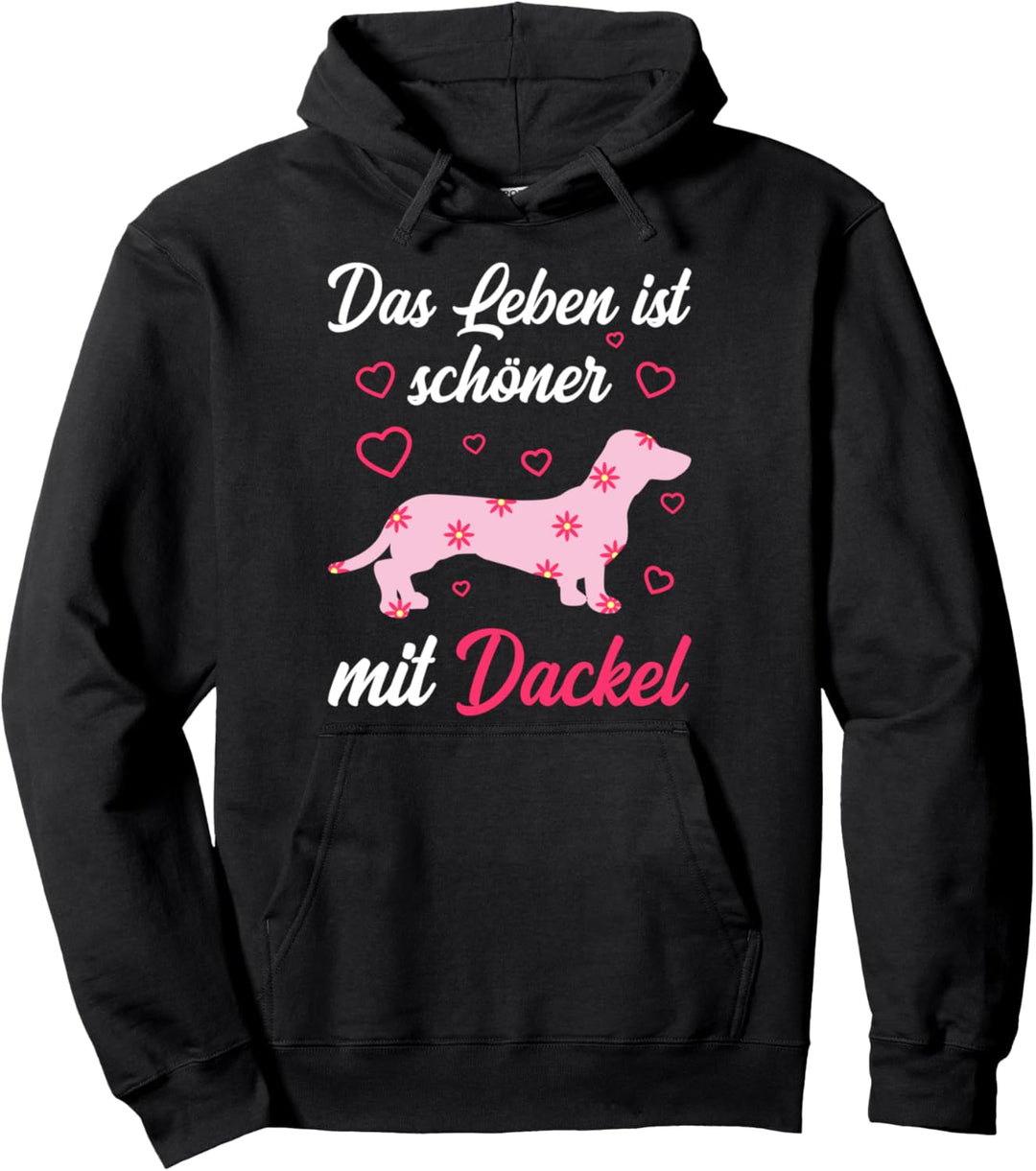 Dackel Hund Mädchen Frauen Frauchen Geschenk Pullover Hoodie