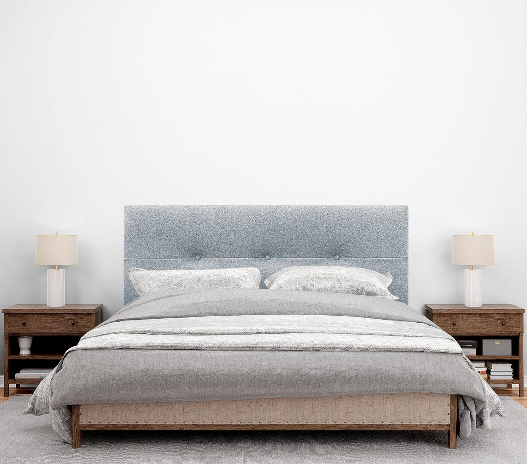 DHOME Kopfteil aus Kunstleder oder Stoff AQUALINE Pro Kopfteil Polsterkopfteil Luxusbett (Stoff Perl