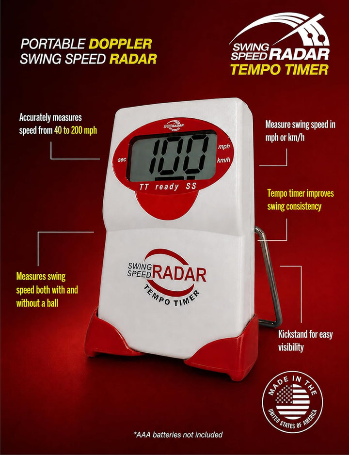 Sportsensoren Swing Speed Radar mit Tempo Timer Einheitsgrösse, Einheitsgrösse