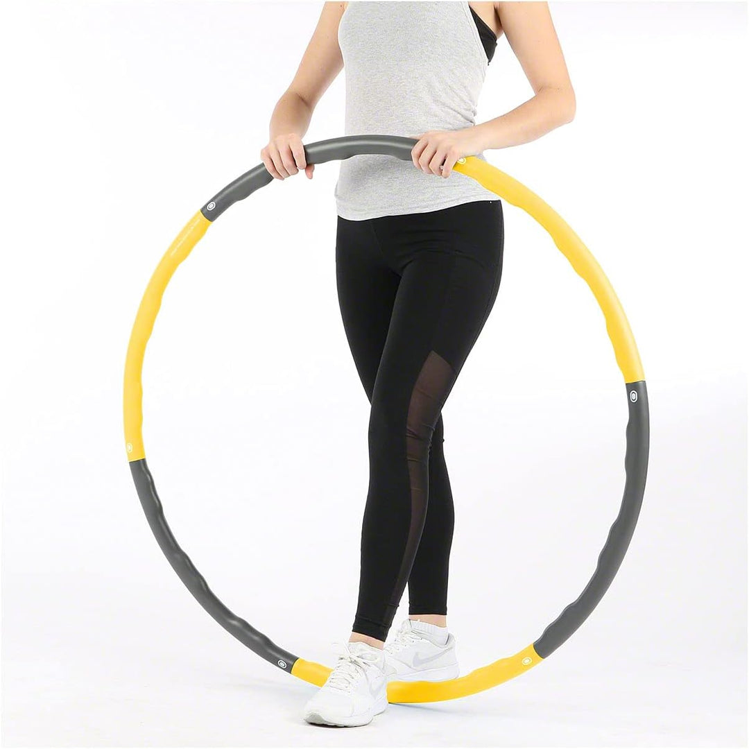 Sport-Tec Hula Hoop Reifen, ø 100 cm, 1,5 kg, inkl. Massband Power Fitnessreifen Hulahoop zur Gewich