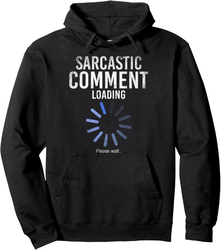Lustiges ironischer Witz Schwarzer Humor Geschenk Sarkasmus Pullover Hoodie