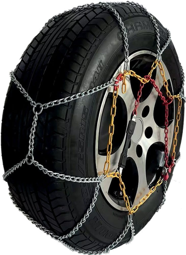 Set mit 2 Schneeketten – 7 mm – Gruppe 130 – maximale Haftung und Sicherheit mit Spannsystem