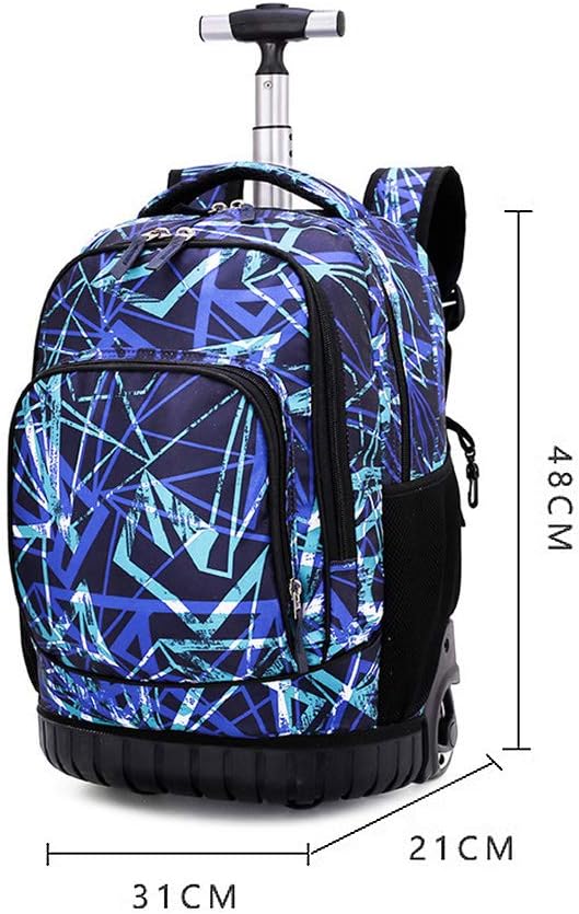 CONPHERON Trolley Rucksack Schulrucksack Schüler Multifunktionaler Rucksack Schultaschen Koffer Lapt