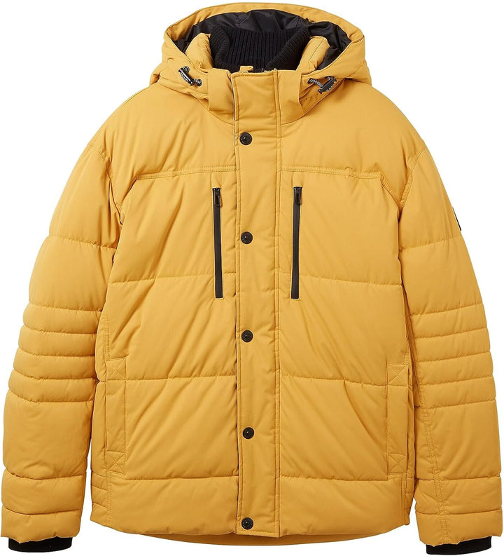 TOM TAILOR Herren Winterjacke mit Abnehmbarer Kapuze 5XL 10533 - Golden Fall, 5XL 10533 - Golden Fal