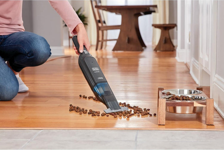 BLACK+DECKER Akku-Handstaubsauger Dustbuster Slim HLVC320J11 (12V, 2.0Ah, beutellos & kabellos, mit