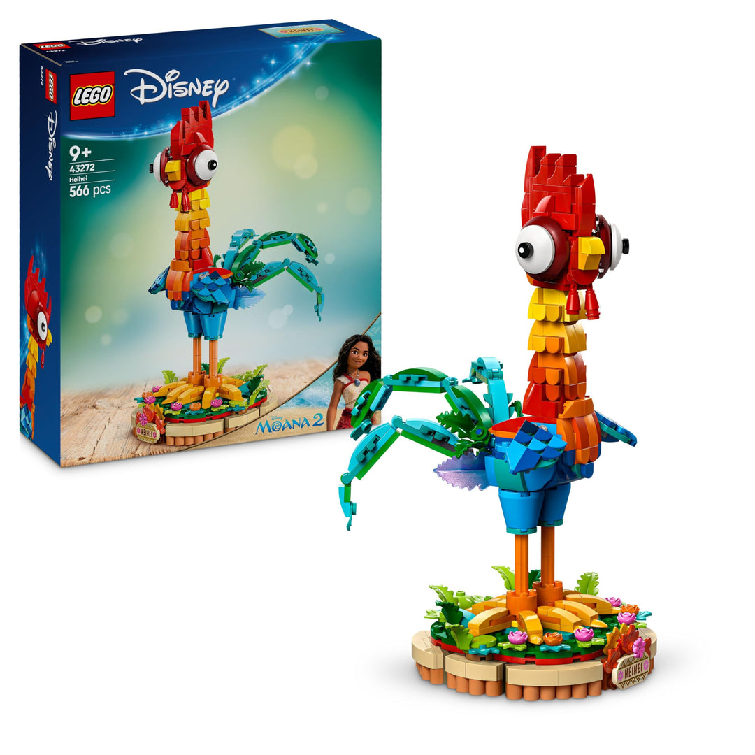 LEGO ǀ Disney Vaiana 2 Heihei - Spielset mit baubarer Tierfigur - Bauspielzeug für Filmfans - Fantas