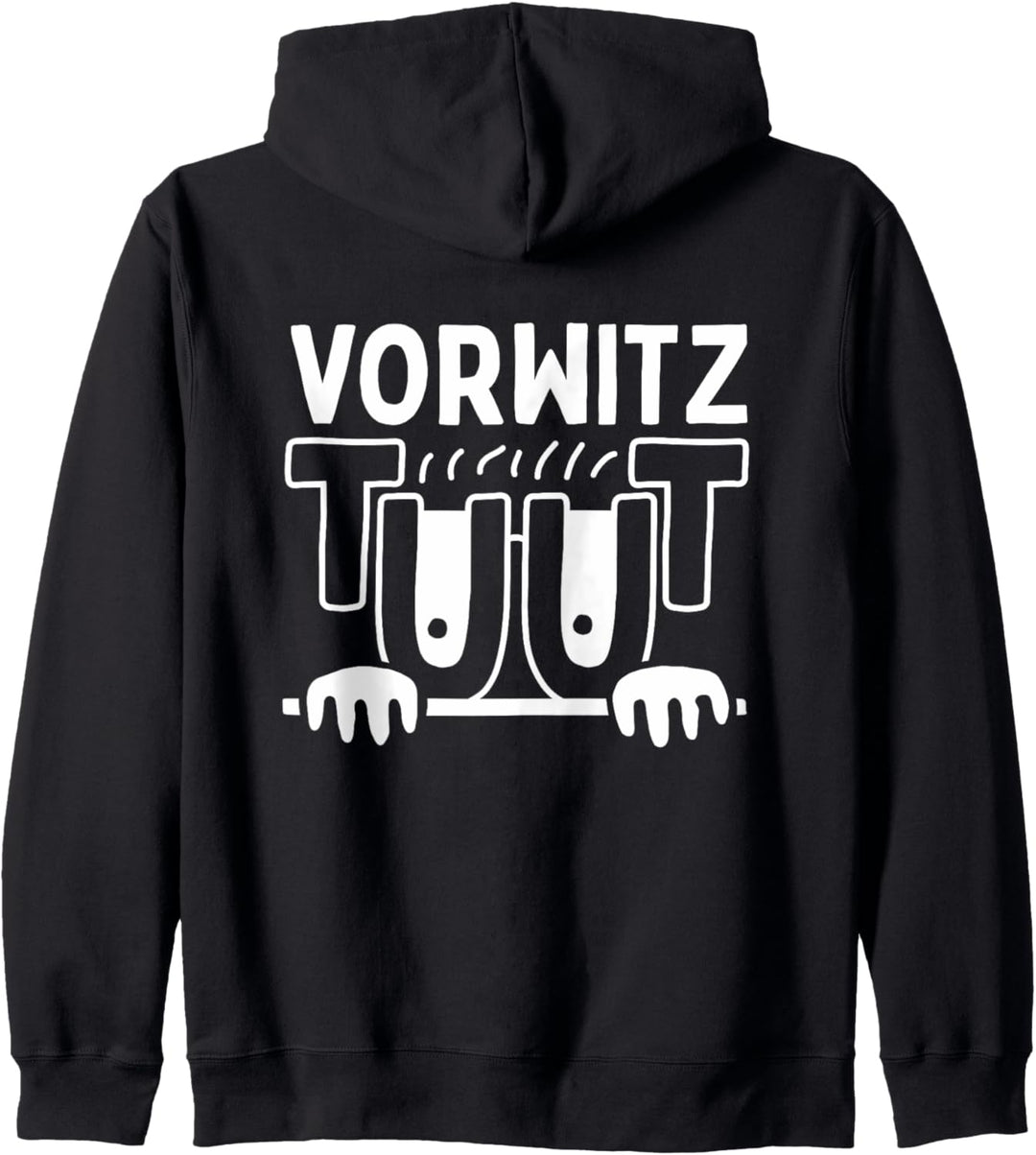 "Vorwitztuut" - Saarland Neugierig Lustig Dialekt Kapuzenjacke