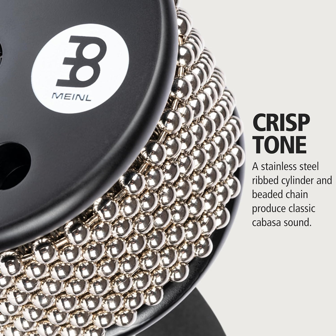 Meinl Percussion CA5BK Turbo Cabasas (Regular), schwarz