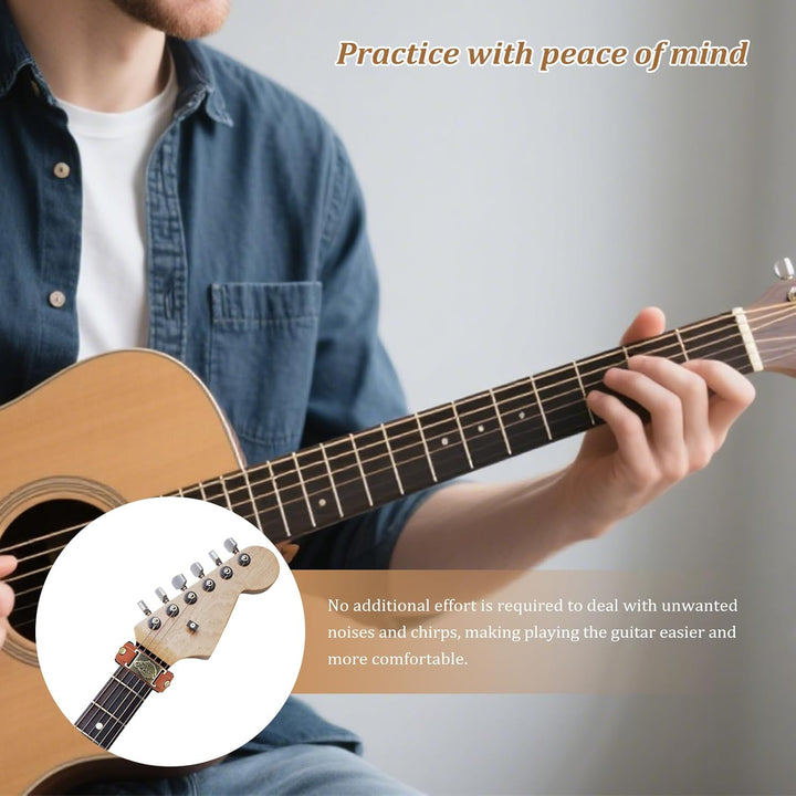2 Stück Gitarrensaiten-Dämpfer, Griffbrett-Dämpfer, weiches Material, verstellbare Muting-Lösung für