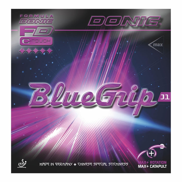 Donic Belag BlueGrip J1 Max Schwarz, Max Schwarz