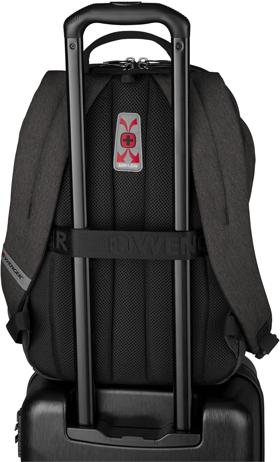 WENGER MX Light Laptop Rucksack mit Tablet Tasche, Notebook bis 16 Zoll, Tablet bis 10 Zoll, 21 l, D