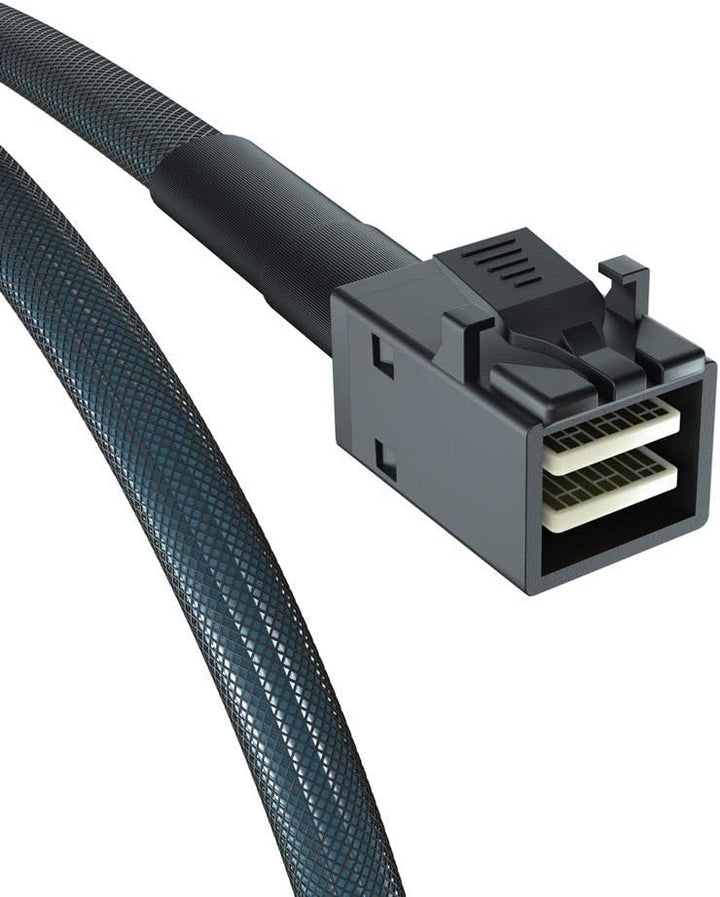ipolex Internes Mini SAS HD SFF-8643 zu Mini SAS SFF-8087 Kabel, 0.5-Meter(1.6ft), faltbar, flexibel