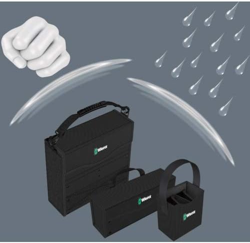Wera 2go 2 Werkzeug-Container, 3-teilig, 1 Stück, 05004351001 Wera 2go 2 Single