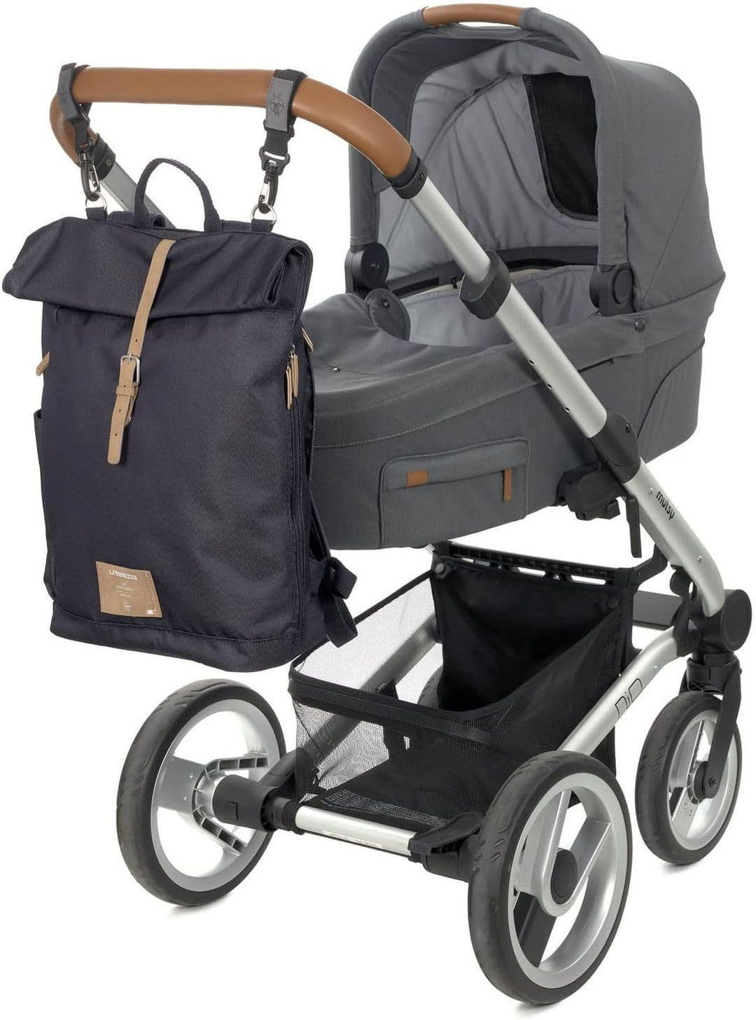 LÄSSIG Rolltop Backpack Denim Blue, Denim Blue