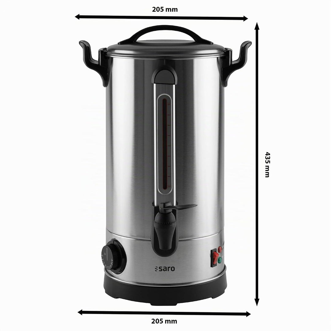 Saro 213-7510 Ancona 10 Glühwein- und Heisswasserspender, 9 L,
